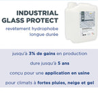 avantages produit entretien pour panneaux solaires industrial glass protect fabrique par chemitek solar et distribue par voltaclean shop