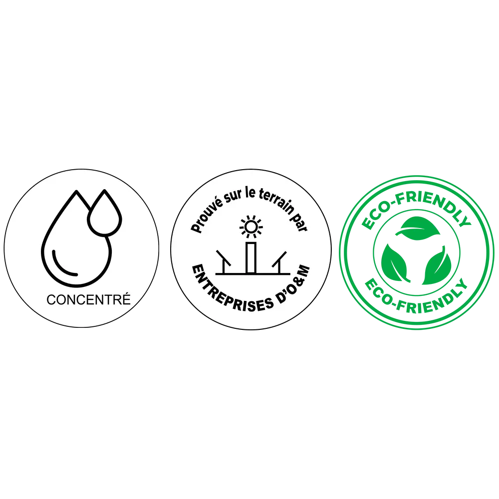 certification produit entretien pour panneaux solaires mirtek fabrique par chemitek solar et distribue par voltaclean shop